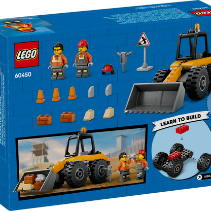 LEGO City Yellow Construction Wheel Loader Set 60450