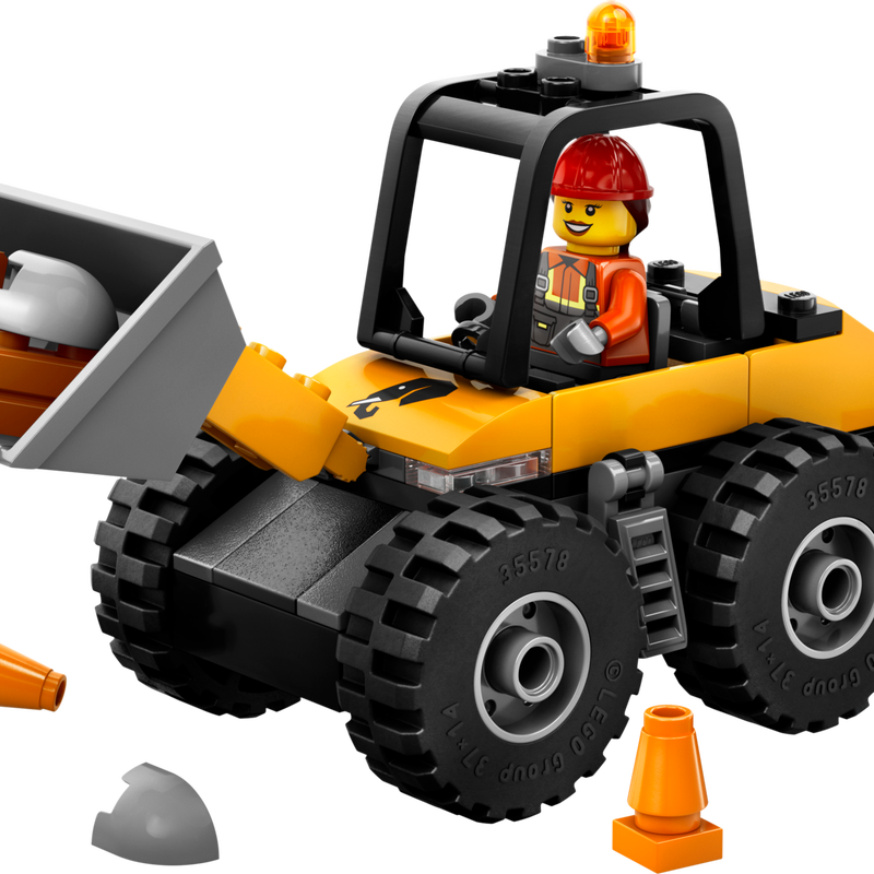 LEGO City Yellow Construction Wheel Loader Set 60450
