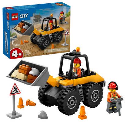 LEGO City Yellow Construction Wheel Loader Set 60450
