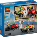 LEGO City Pizza vs. Fire Truck Race Car Pack Set 60458