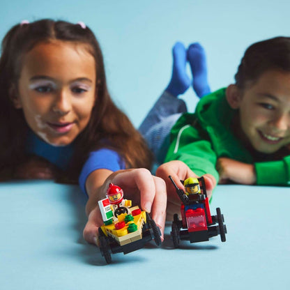 LEGO City Pizza vs. Fire Truck Race Car Pack Set 60458