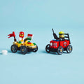 LEGO City Pizza vs. Fire Truck Race Car Pack Set 60458
