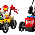 LEGO City Pizza vs. Fire Truck Race Car Pack Set 60458