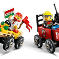 LEGO City Pizza vs. Fire Truck Race Car Pack Set 60458