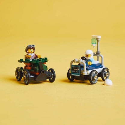 LEGO City Airplane vs. Hospital Bed Race Car Pack Set 60459
