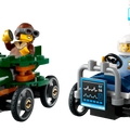 LEGO City Airplane vs. Hospital Bed Race Car Pack Set 60459
