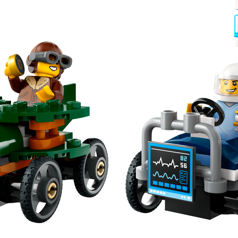 LEGO City Airplane vs. Hospital Bed Race Car Pack Set 60459
