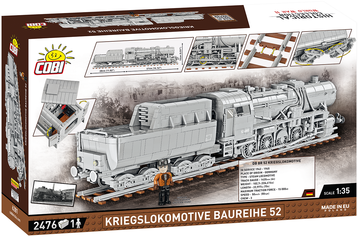 COBI Kriegslokomotive Baureihe 52 #6281