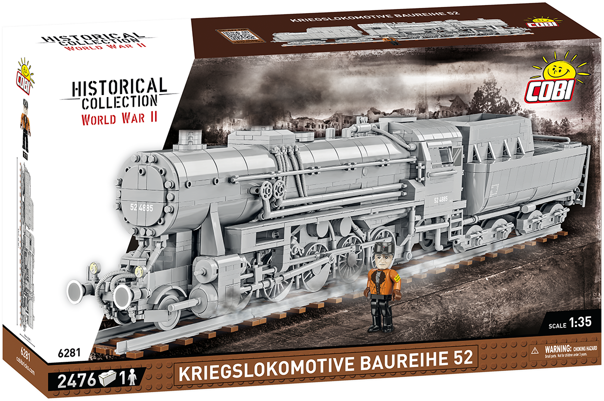 COBI Kriegslokomotive Baureihe 52 #6281