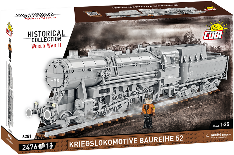 COBI Kriegslokomotive Baureihe 52 #6281