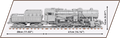 COBI Kriegslokomotive Baureihe 52 #6281