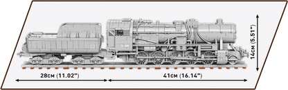 COBI Kriegslokomotive Baureihe 52 #6281