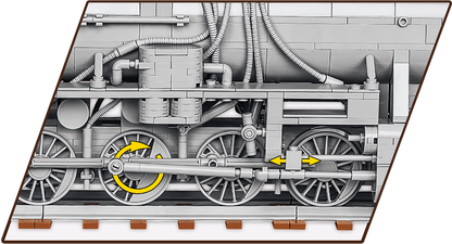 COBI Kriegslokomotive Baureihe 52 #6281