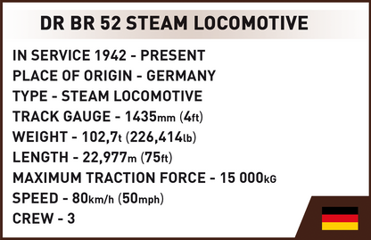 COBI DR BR 52 Steam Locomotive #6282