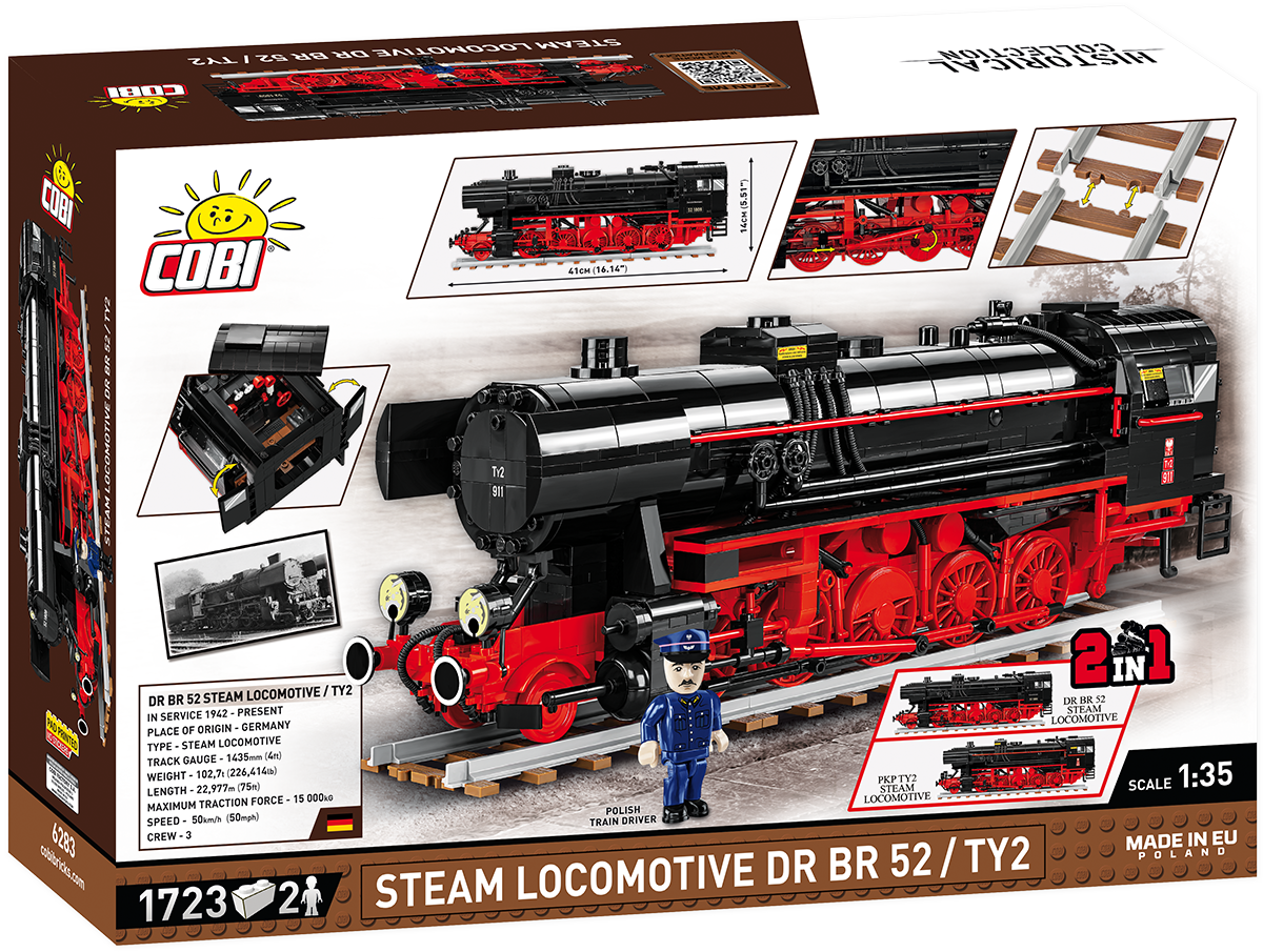 COBI DR BR 52/TY2 Steam Locomotive #6283