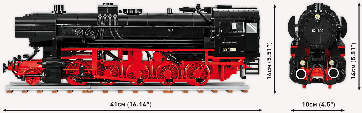 COBI DR BR 52/TY2 Steam Locomotive #6283