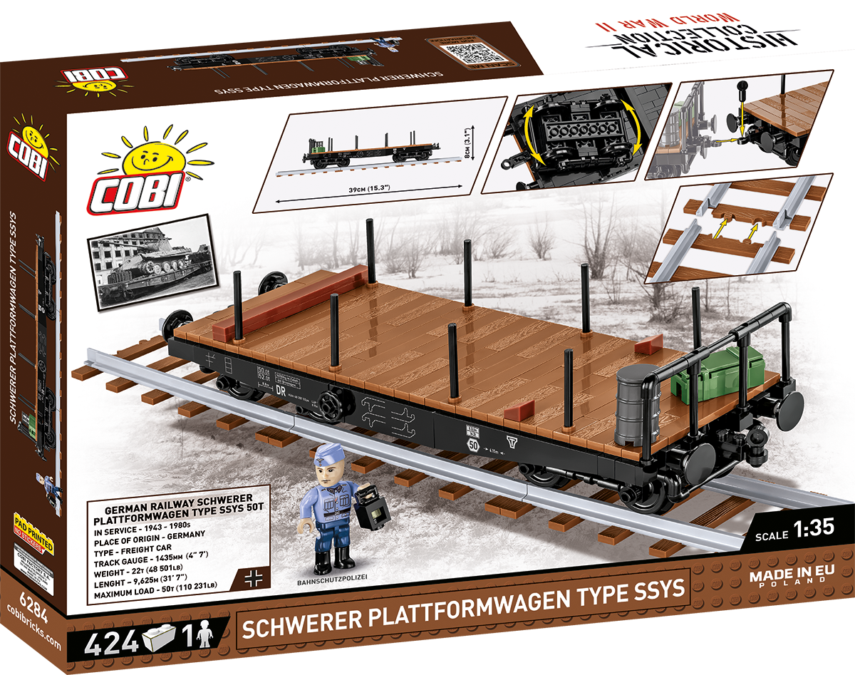 COBI Schwerer Plattformwagen Type SSYS #6284