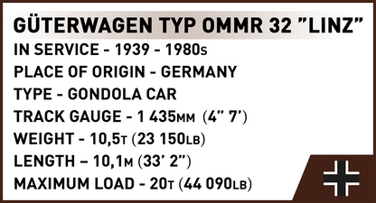 COBI Güterwagen Type Ommr 32 "LINZ" #6285