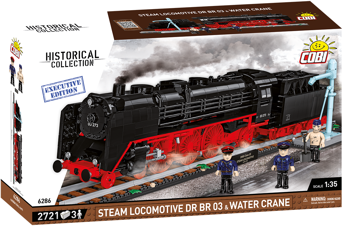 COBI DR BR 03 Steam Locomotive & Water Crane - Executive Edition Set 6286