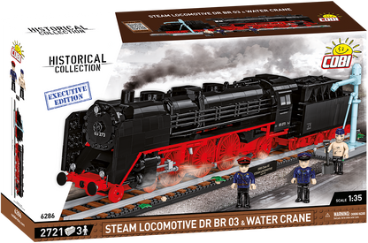 COBI DR BR 03 Steam Locomotive & Water Crane - Executive Edition Set 6286