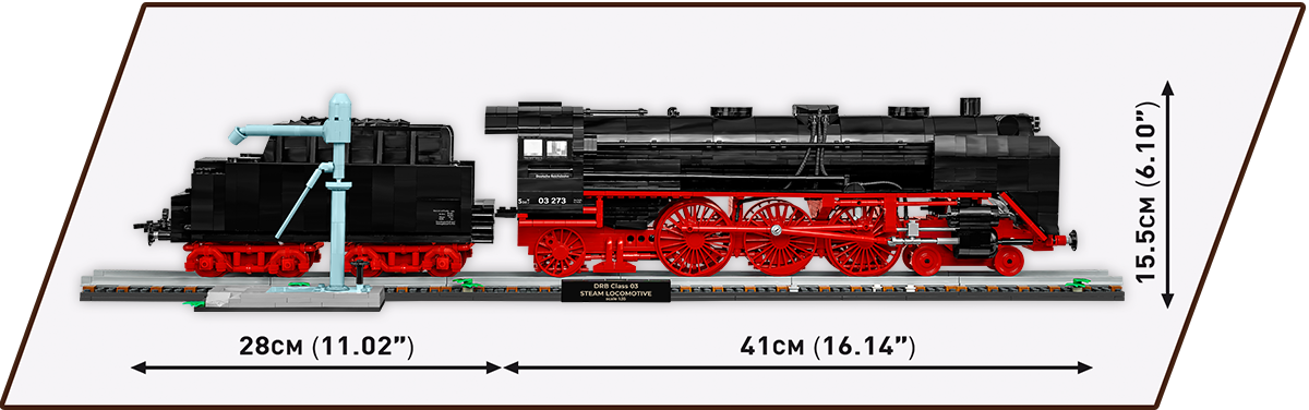 COBI DR BR 03 Steam Locomotive & Water Crane - Executive Edition Set 6286