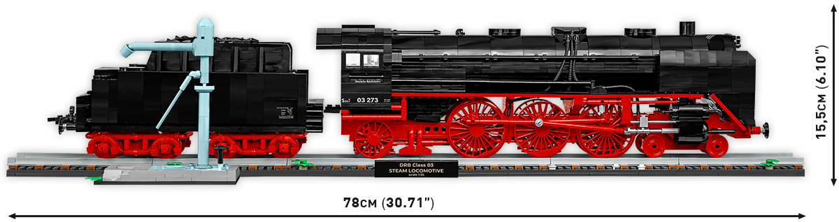 COBI DR BR 03 Steam Locomotive & Water Crane - Executive Edition Set 6286