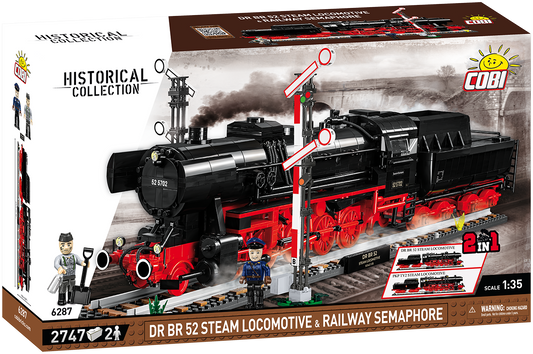 COBI DR BR 52 Steam Locomotive & Railway Semaphore #6287