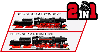 COBI DR BR 52 Steam Locomotive & Railway Semaphore #6287