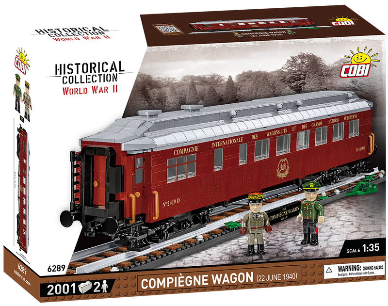COBI Compiègne Wagon (22 June 1940) Set 6289