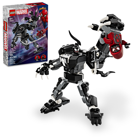 LEGO M;arvel Venom Mech Armor vs. Miles Morales Set 76276
