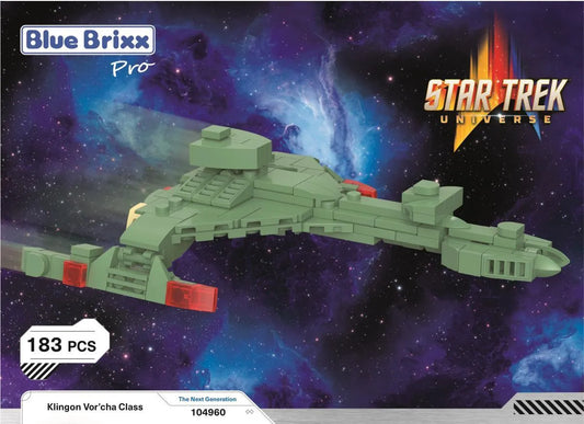 Bluebrixx STAR TREK™ Klingon Vor’cha Class Set 104960