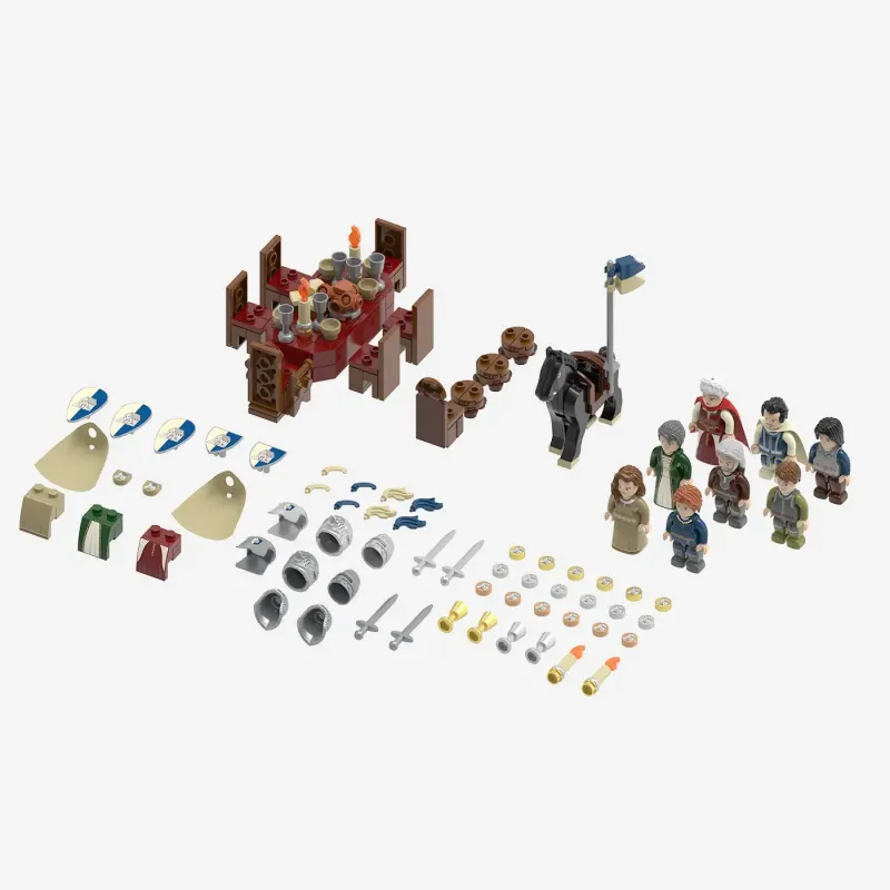 BlueBrixx Minifigure Pack Castle Blaustein: Lords and Ladies Set 108665, box