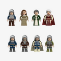 BlueBrixx Minifigure Pack Castle Blaustein: Lords and Ladies Set 108665, box from another angle