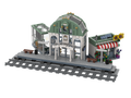 myBrickZ Large Trainstation with flower shop #0001