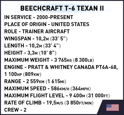 Cobi Beechcraft T-6 Texan II Set 26625