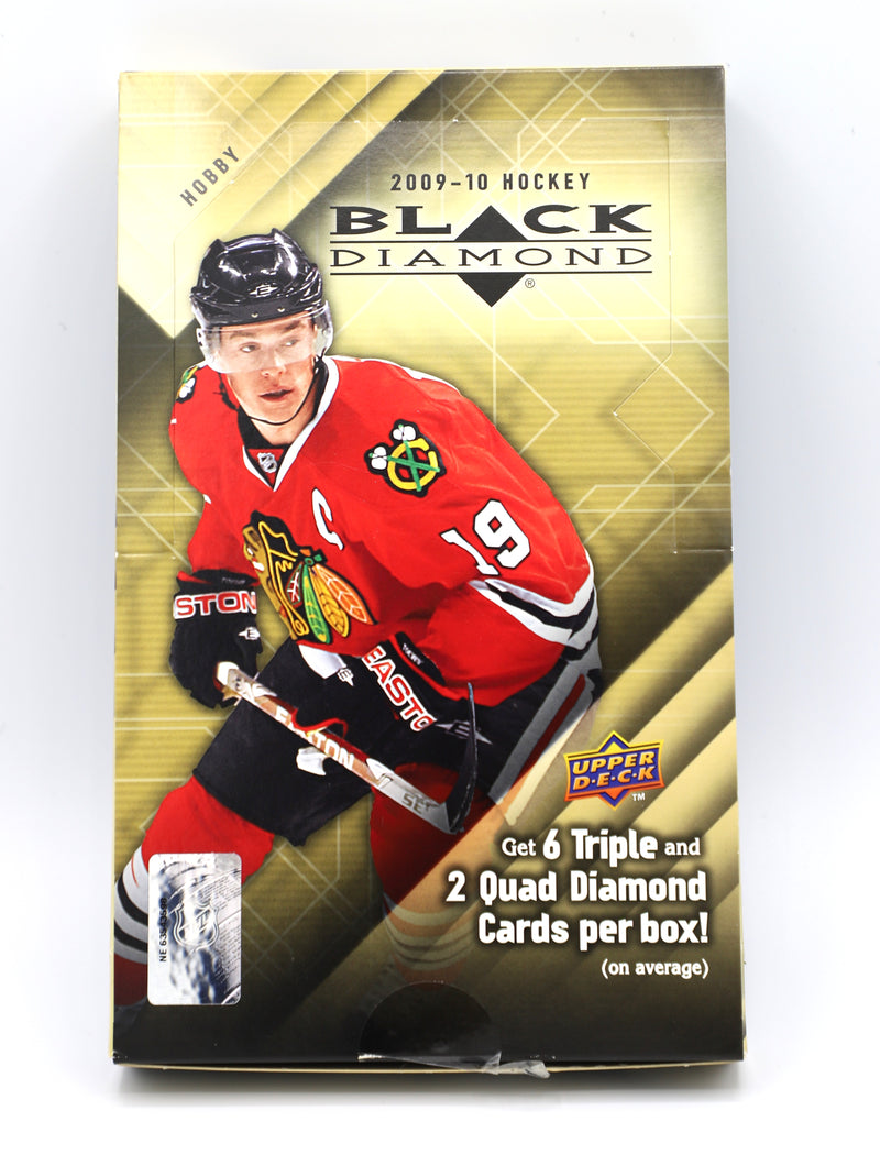 2009/10 Upper Deck Black Diamond Hockey Hobby Box | 24 Packs | Opened Box, Sealed Packs