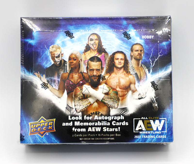 2022 Upper Deck AEW All Elite Wrestling Hobby Box | 16 Packs | Factory Sealed