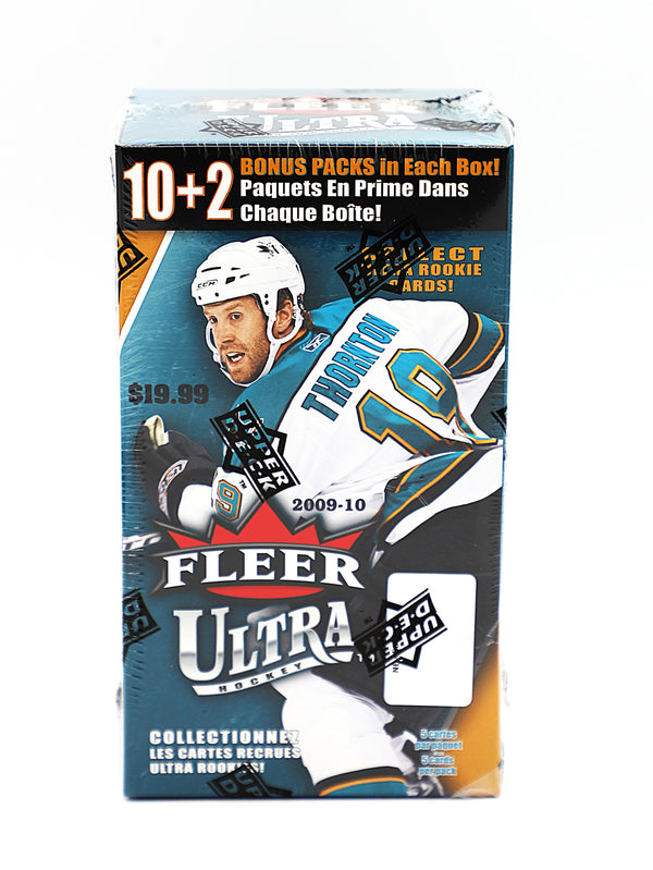 2009/10 Upper Deck Fleer Ultra Hockey Blaster Box | 12 Packs | Factory Sealed