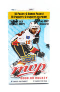 2008/09 Upper Deck MVP Hockey Blaster Box | 10 Packs + 2 Bonus | Factory Sealed