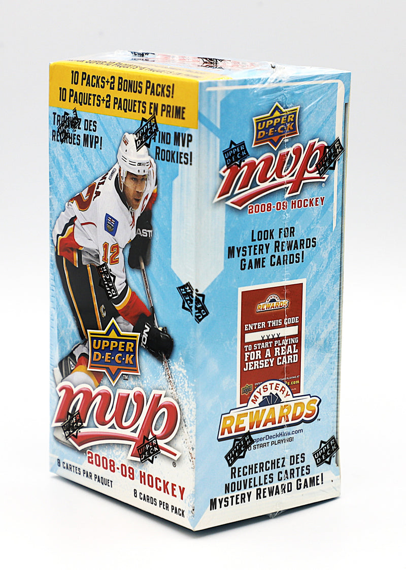 2008/09 Upper Deck MVP Hockey Blaster Box | 10 Packs + 2 Bonus | Factory Sealed