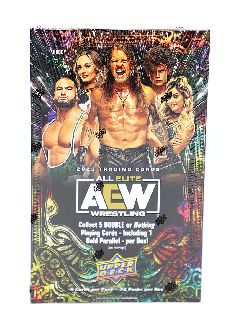 2023 Upper Deck AEW All Elite Wrestling Hobby Box | 24 Packs | Factory Sealed