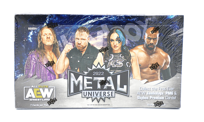 2022 Upper Deck AEW Skybox Metal Universe Hobby Box | 15 Packs | Factory Sealed