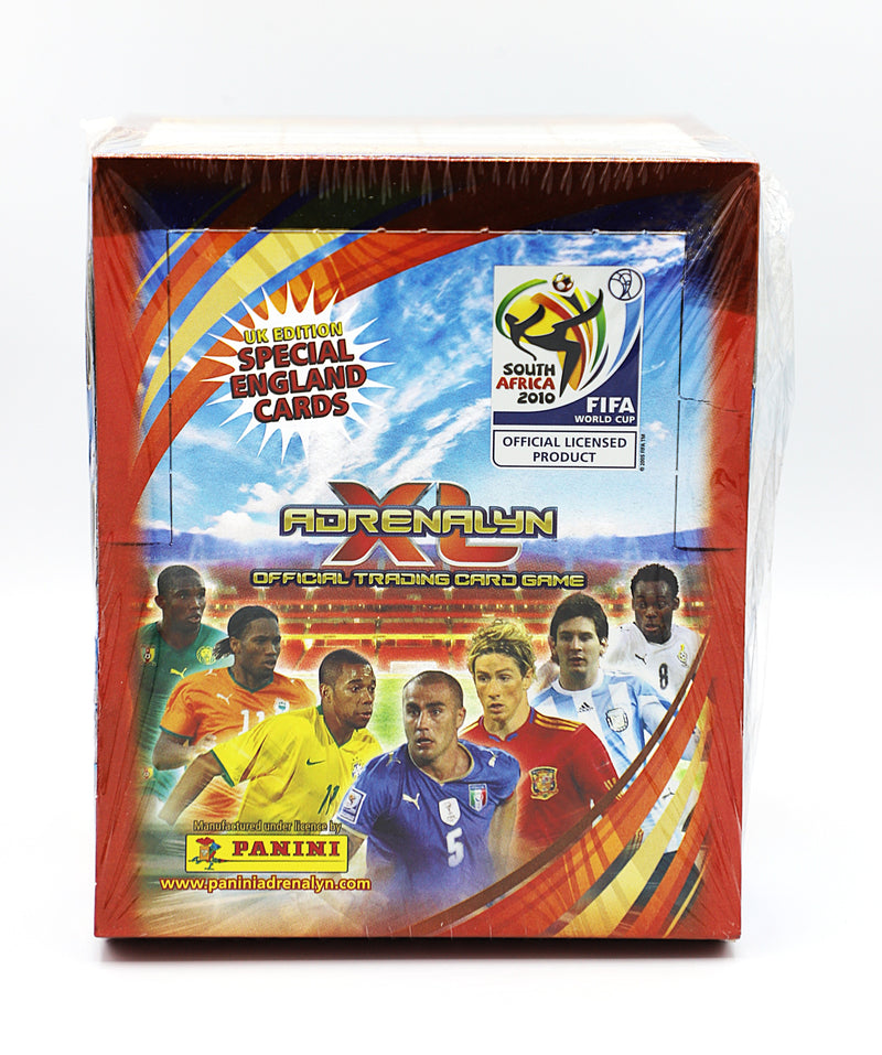 2010 Panini Adrenalyn XL FIFA World Cup South Africa Trading Card Game Display Box | 100 Packs | UK Edition | Factory Sealed