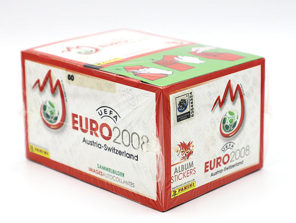 2008 Panini UEFA Euro Austria-Switzerland Sticker Display Box | 100 Packs | Dutch Edition | Factory Sealed
