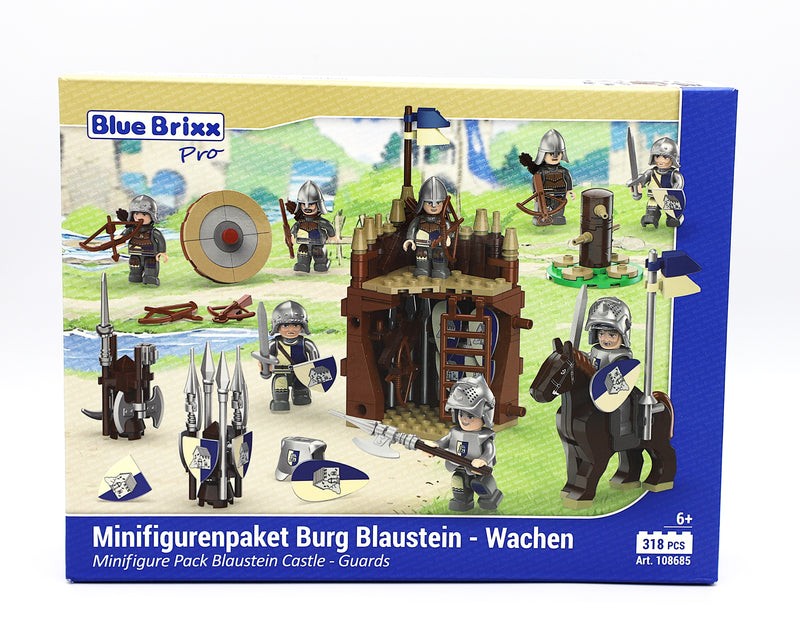 BlueBrixx Minifigure Pack Castle Blaustein: Guards Set 108685