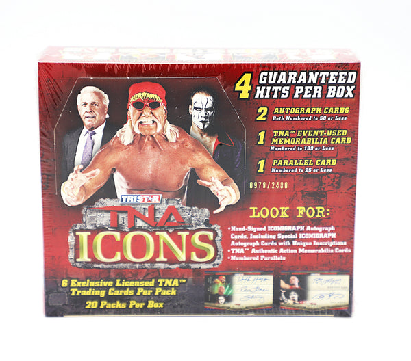 2010 TriStar TNA Icons Wrestling Hobby Box | 20 Packs | Factory Sealed
