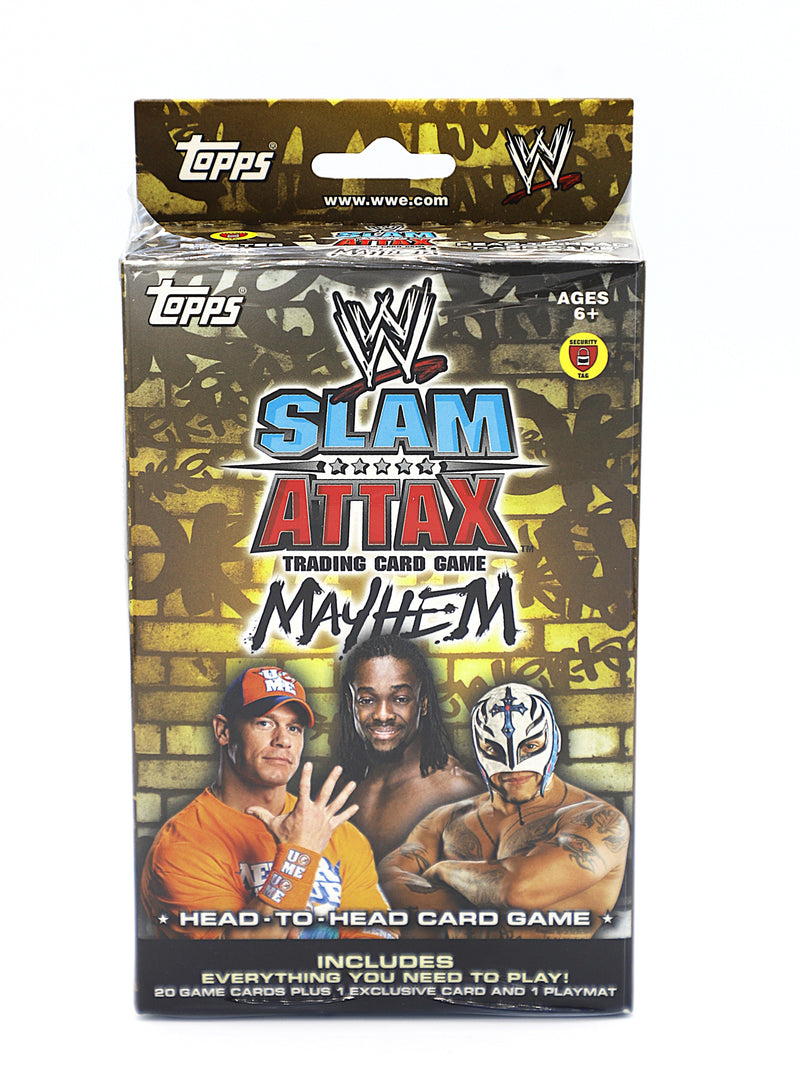 Topps 2010 WWE Slam Attax Mayhem Series 2 Starter Deck | 21 Cards + Playmat | Factory Sealed