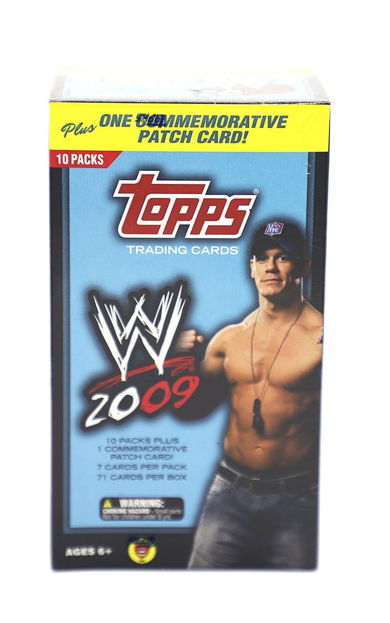 2009 Topps WWE Wrestling Blaster Box | 10 Packs | Factory Sealed