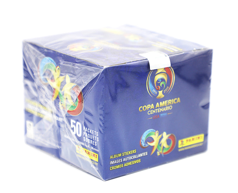 2016 Panini Copa America Centenario Sticker Box | 50 Packs | Factory Sealed