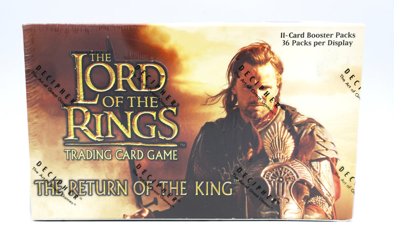 Decipher 2003 Lord of the Rings TCG – The Return of the King Booster Box | 36 Packs | Factory Sealed